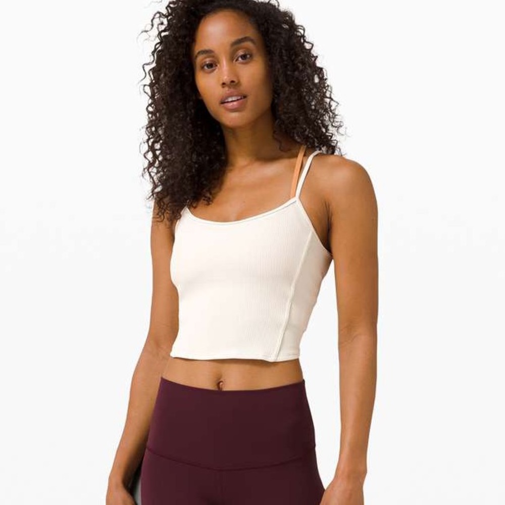 NWOT Lululemon Daily Lineup Tank Size 6 White